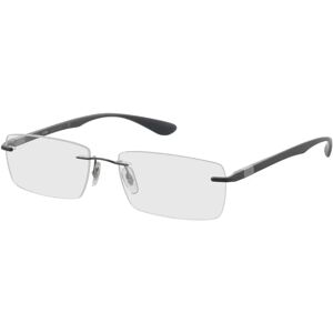 Ray-Ban RX8724 1218 56-17 Brillengestell inkl. Gläser, Damen/Herren, Randlos, Rechteckig