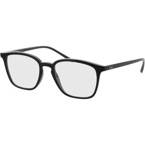 Ray-Ban RX7185 2000 52-18 Brillengestell inkl. Gläser, Damen/Herren, Vollrand, Eckig