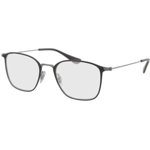 Ray-Ban RX6466 3102 49-19 Brillengestell inkl. Gläser, Damen/Herren, Vollrand, Eckig