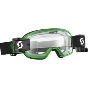 Scott Buzz Pro WFS Jugens Motocross Brille - Schwarz Grün - Einheitsgröße - unisex