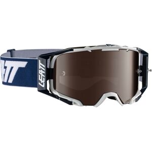 Leatt Velocity 6.5 Iriz Motocross Brille - Weiss Blau - Einheitsgröße - unisex