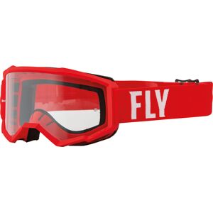 Fly Racing Focus Motocross Brille - Weiss Rot -  - unisex