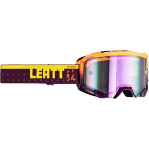 Leatt Velocity 4.5 Iriz CT Motocross Brille - Lila Gelb - Einheitsgröße - unisex