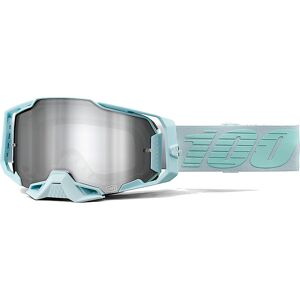 100% Armega Fargo Motocross Brille - Grau Türkis -  - unisex