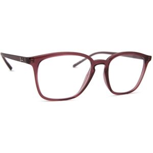 Ray-Ban 0Rx7185 8236 52 - brillen, quadratisch, unisex, braun