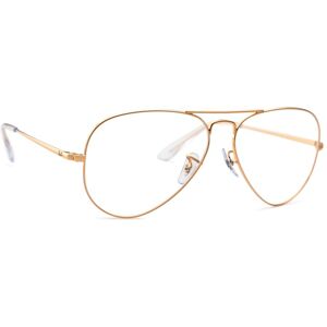 Ray-Ban Aviator 0Rx6489 3094 - brillen, pilot, unisex, rosa