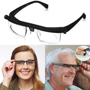 Justerbar styrke Lens Eyewear Variabel fokusafstand Vision Zoom-briller