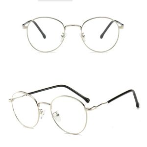Komfortable nærsynede læsebriller Silver -0.5