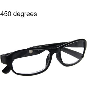 Læsebriller +4,5 +5,0 +5,5 +6,0 grader Optisk linse briller Eyewear -xx-yuyu Black 4.5