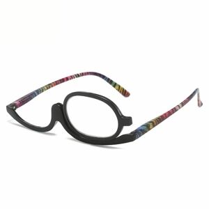 Forstørrelsesbriller Makeup-briller Læsebriller Multifunktionel 1 sort 1 styrke 400