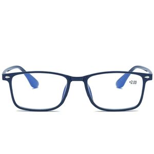 Stilfulde, komfortable anti-blåt lys læsebriller (+1,0 - +) Blå 4.0