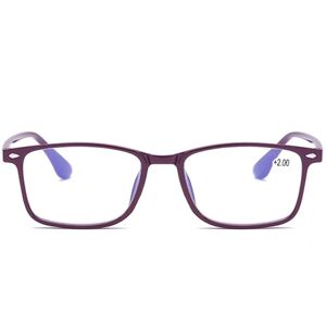 Stilfulde, komfortable anti-blåt lys læsebriller (+1,0 - +4,0) Lila 2.5