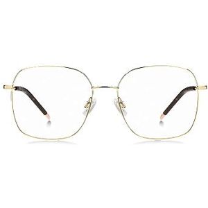 HUGO Gold-tone optical frames with Havana-acetate end tips