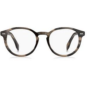 Boss Horn-acetate optical frames with metal rivets