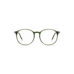 HUGO Green-acetate optical frames with gold-tone detailing