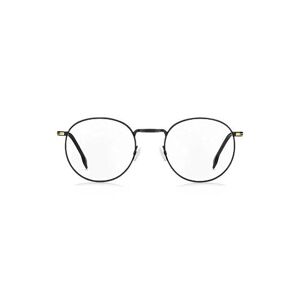 Boss Black-steel optical frames with signature hardware