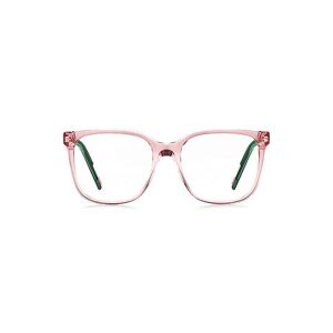HUGO Pink-acetate optical frames with green end-tips