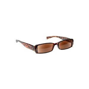 UV Reader UVSR003 Lunettes de soleil unisexe avec boitier Style Wayfarer Marron écailles de tortue Protection UV400 - Publicité