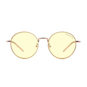 Gunnar Optiks Ellipse - Rose/guld - Amber