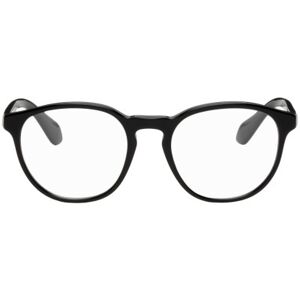 Giorgio Armani Round Glasses  - BLACK - Size: UNI - male