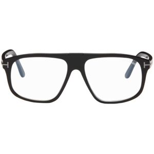 TOM FORD Black Square Glasses  - 001 SHINY BLACK - Size: UNI - male