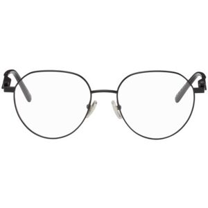 Balenciaga Black Round Glasses - 003 BLACK - Size: UNI - male