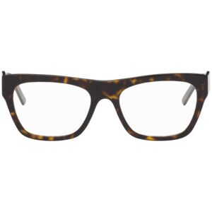 Balenciaga Tortoiseshell Square Glasses  - HAVANA-HAVANA-TRANS - Size: UNI - male