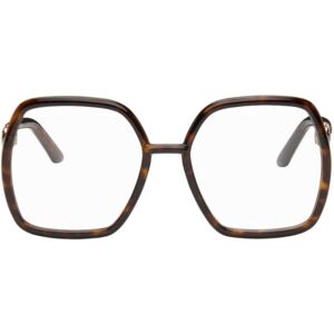 Gucci Tortoiseshell Horsebit Glasses  - 002 Havana - Size: UNI - female