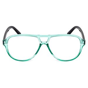 Fads & Fashions Classic Style Reading Glasses Colourful Funky Mens Womans with Metal Hinges DX87 (Aqua & Black, 2.5, multiplier_x)