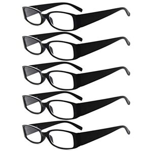 Reading Glasses by Eyekepper: Spring Hinged Plastic Reading Glasses 5 Items
