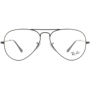 Ray-Ban Unisex Glasses Frames Rx6489 2503 Black Men Women Metal (Archived) - One Size