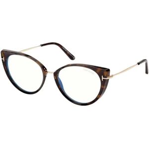 Tom Ford , Ft5815-B 052 Gles, Dark Havana ,Brown female, Sizes: 54 MM