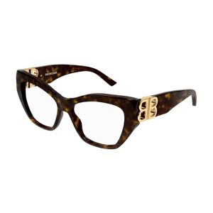 Balenciaga , New Dynasty Eyeglasses with Square Cat-Eye Frames ,Brown unisex, Sizes: 53 MM