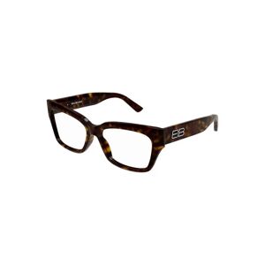 Balenciaga , Classic Havana Frame Glasses ,Brown unisex, Sizes: 55 MM