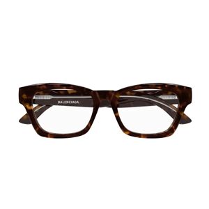 Balenciaga , Rectangular Acetate Eyeglasses Bb0242O ,Brown female, Sizes: 53 MM