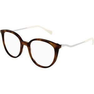 Gucci , Elegant Gg1008O Eyeglasses ,Brown unisex, Sizes: 51 MM