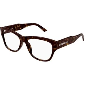 Balenciaga , Classic Havana Frame Glasses ,Brown male, Sizes: 54 MM