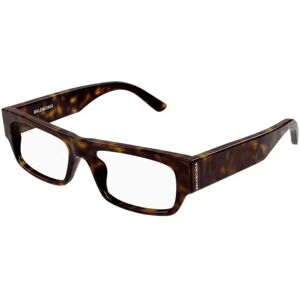 Balenciaga , Classic Havana Frame Glasses ,Brown unisex, Sizes: 53 MM