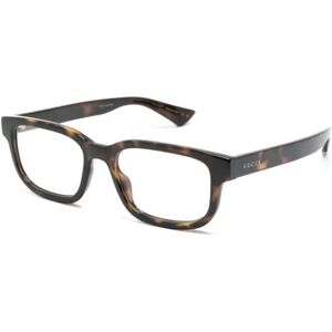 Gucci , Gg1584O 002 Optical Frame ,Brown male, Sizes: 53 MM