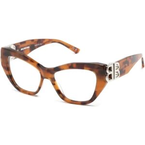 Balenciaga , Brown/Havana Optical Frame ,Brown female, Sizes: 53 MM