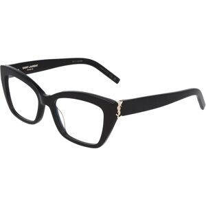 Saint Laurent , Cat-eye Acetate Glasses SL M117 ,Black unisex, Sizes: 53 MM