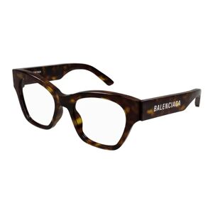 Balenciaga , Acetate Optical Glasses ,Brown female, Sizes: 52 MM