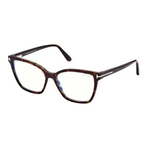 Tom Ford , Eyewear frames FT 5812-B Blue Block ,Brown unisex, Sizes: 53 MM