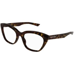 Balenciaga , Chic Havana Frame Glasses for Women ,Brown female, Sizes: 51 MM