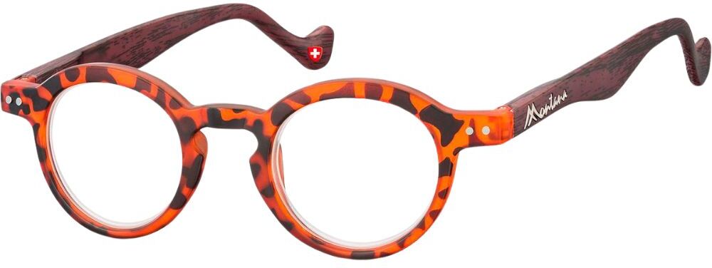 Montana Eyewear Reading Glasses MR69A Matt Orange Demi 1&nbsp;un. +3.50