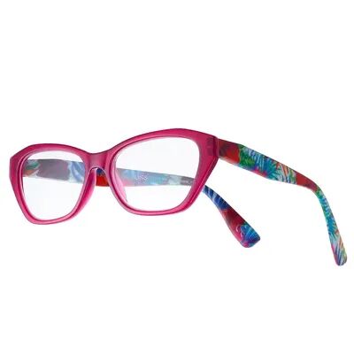 Foster Grant Women's Modera by Foster Grant Kensie Floral Cat-Eye Reading Glasses, Size: +1.5, Multicolor