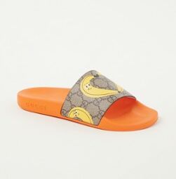 Gucci Slipper Nina Dzyvulska aus Canvas Orange 36