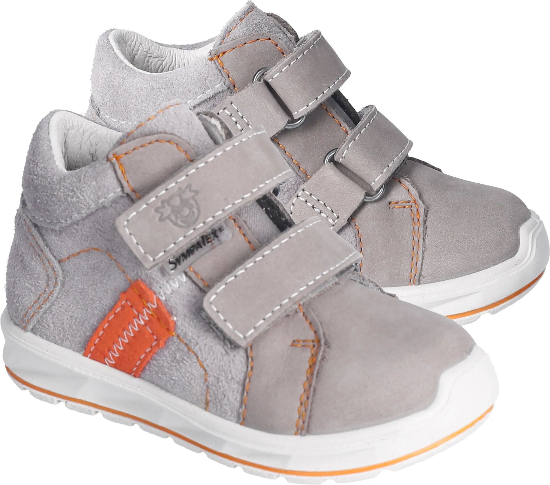 PEPINO Klett-Halbschuh LAIF in graphit/orange