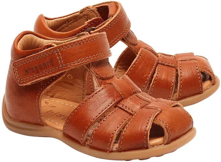 bisgaard Lauflern-Sandalen AVA mit Zehenschutz in cognac