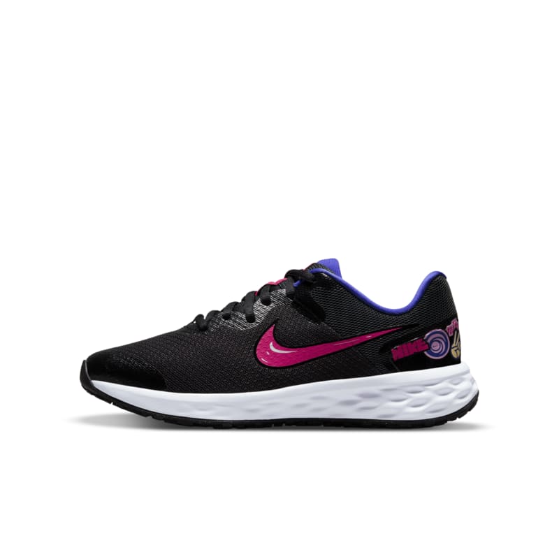 Nike Revolution 6 SE Older Kids' Road Running Shoes - Black - size: 5Y, 6Y, 6.5Y, 4.5Y, 3.5Y, 4Y